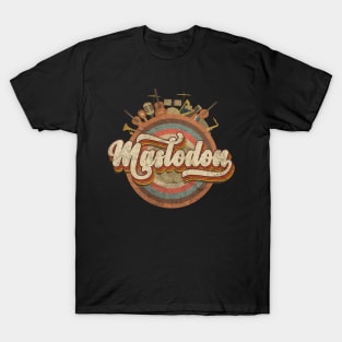 Tshirt Music Designs Vintage Retro - Mastodon Band T-Shirt
